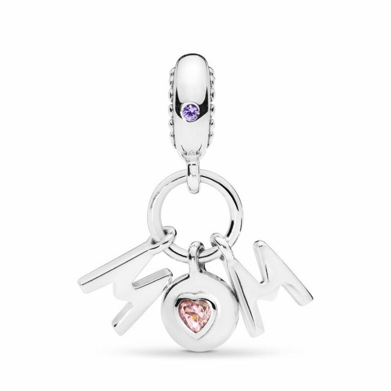 Pandora Australia Perfect Mom Dangle Charm - Sterling Silver | TIQEVB746